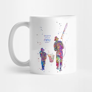 Father and son fishing Mug